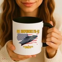 Aircraft Carrier Uss Independence Cvagift62 Veterans Day Gift Coffee Mug thumb 3