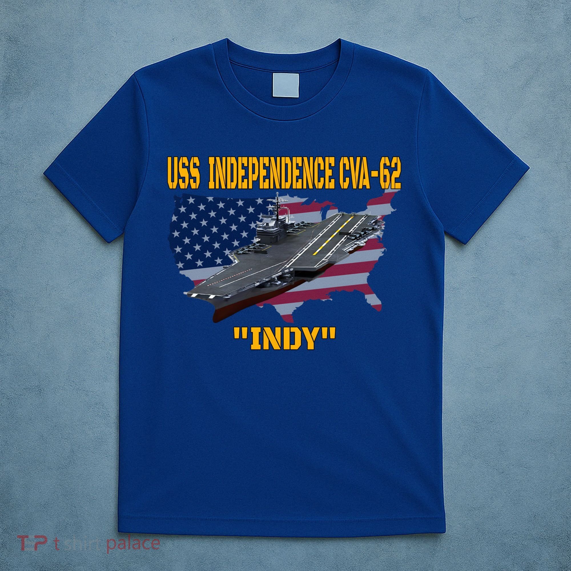 Aircraft Carrier Uss Independence Cvagift62 Veterans Day Gift T-Shirt