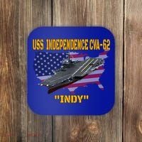 Aircraft Carrier Uss Independence Cvagift62 Veterans Day Gift Coaster thumb 0