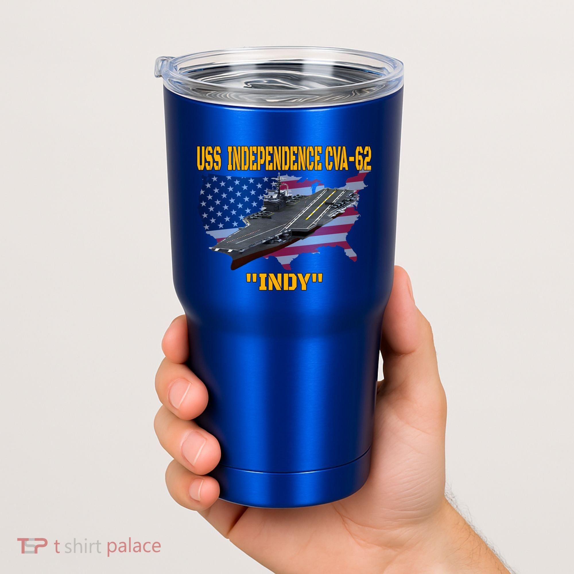 Aircraft Carrier Uss Independence Cvagift62 Veterans Day Gift Tumbler