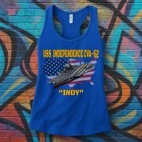 Aircraft Carrier Uss Independence Cvagift62 Veterans Day Gift Women's Tank Top thumb 3