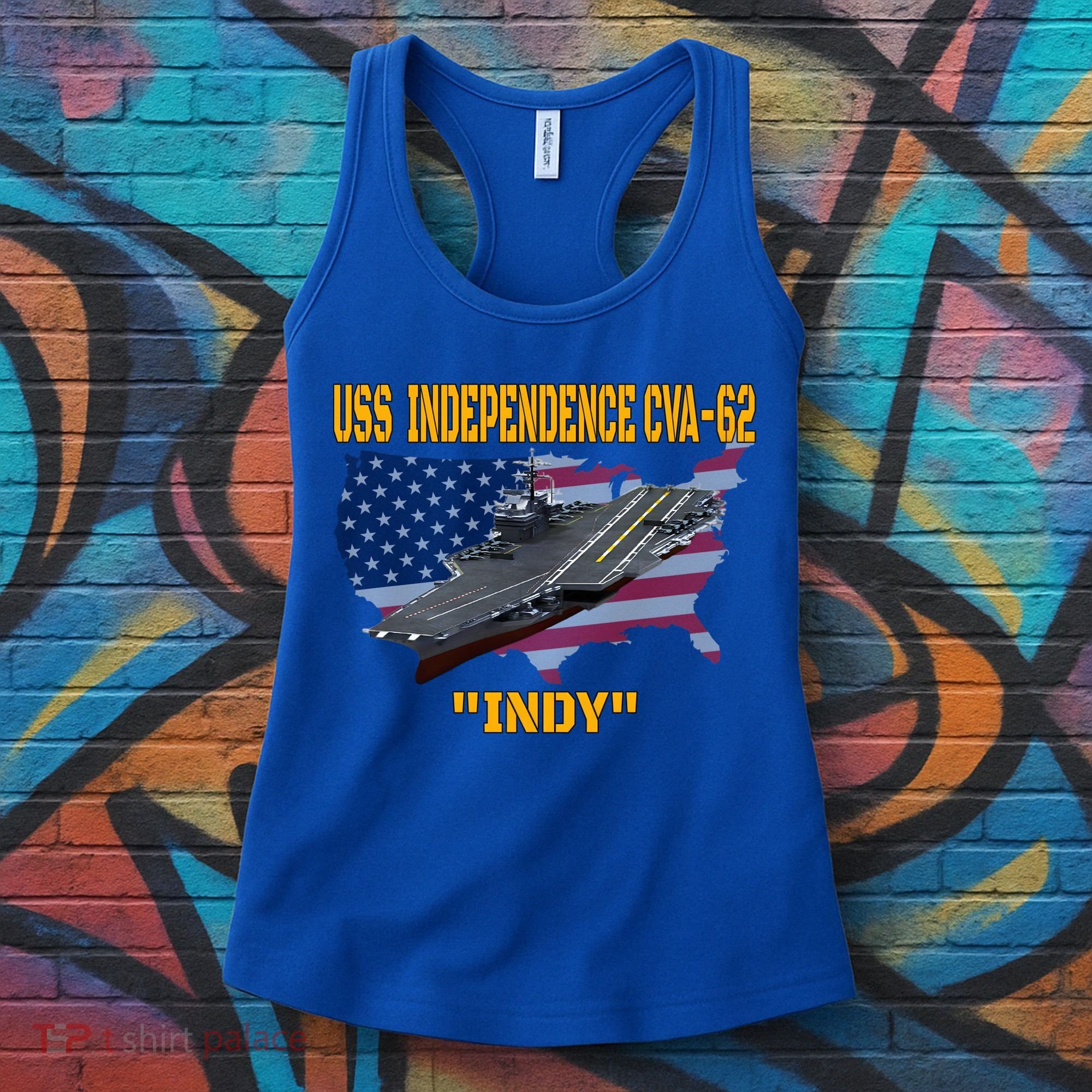 Aircraft Carrier Uss Independence Cvagift62 Veterans Day Gift Women's Tank Top