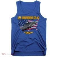 Aircraft Carrier Uss Independence Cvagift62 Veterans Day Gift Tank Top thumb 0