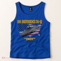 Aircraft Carrier Uss Independence Cvagift62 Veterans Day Gift Tank Top thumb 2