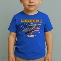 Aircraft Carrier Uss Independence Cvagift62 Veterans Day Gift Toddler T-Shirt thumb 2