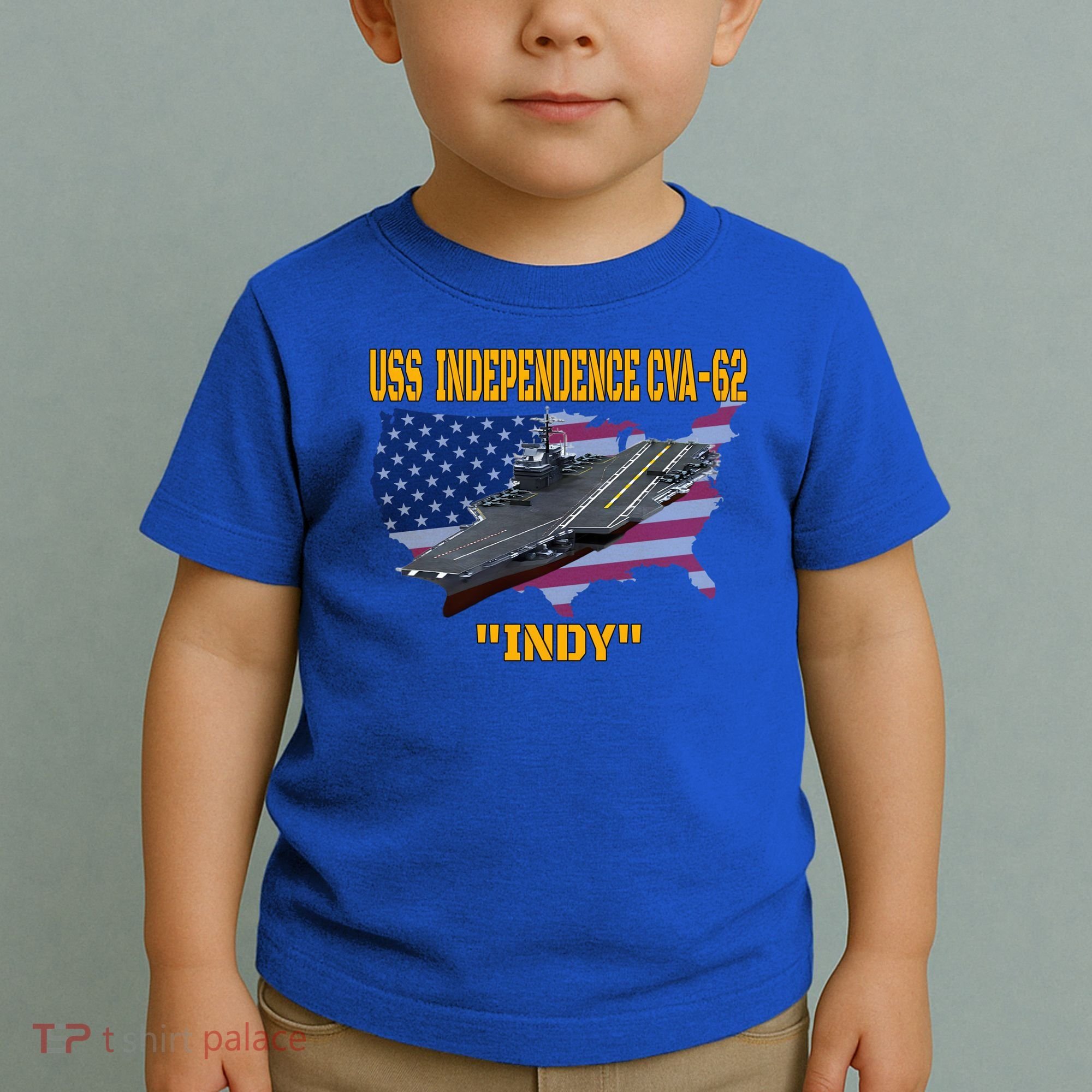 Aircraft Carrier Uss Independence Cvagift62 Veterans Day Gift Toddler T-Shirt