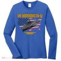 Aircraft Carrier Uss Independence Cvagift62 Veterans Day Gift Women's Long Sleeve Shirt thumb 0