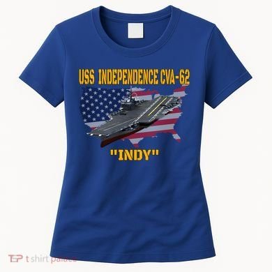 Aircraft Carrier Uss Independence Cvagift62 Veterans Day Gift Women's T-Shirt