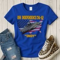 Aircraft Carrier Uss Independence Cvagift62 Veterans Day Gift Women's T-Shirt thumb 3
