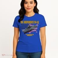 Aircraft Carrier Uss Independence Cvagift62 Veterans Day Gift Women's T-Shirt thumb 4