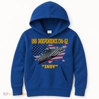 Aircraft Carrier Uss Independence Cvagift62 Veterans Day Gift Kids Hoodie thumb 0