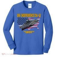 Aircraft Carrier Uss Independence Cvagift62 Veterans Day Gift Kids Long Sleeve Shirt thumb 0