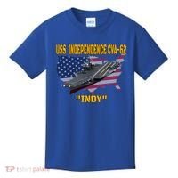 Aircraft Carrier Uss Independence Cvagift62 Veterans Day Gift Kids T-Shirt thumb 0