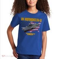 Aircraft Carrier Uss Independence Cvagift62 Veterans Day Gift Kids T-Shirt thumb 2
