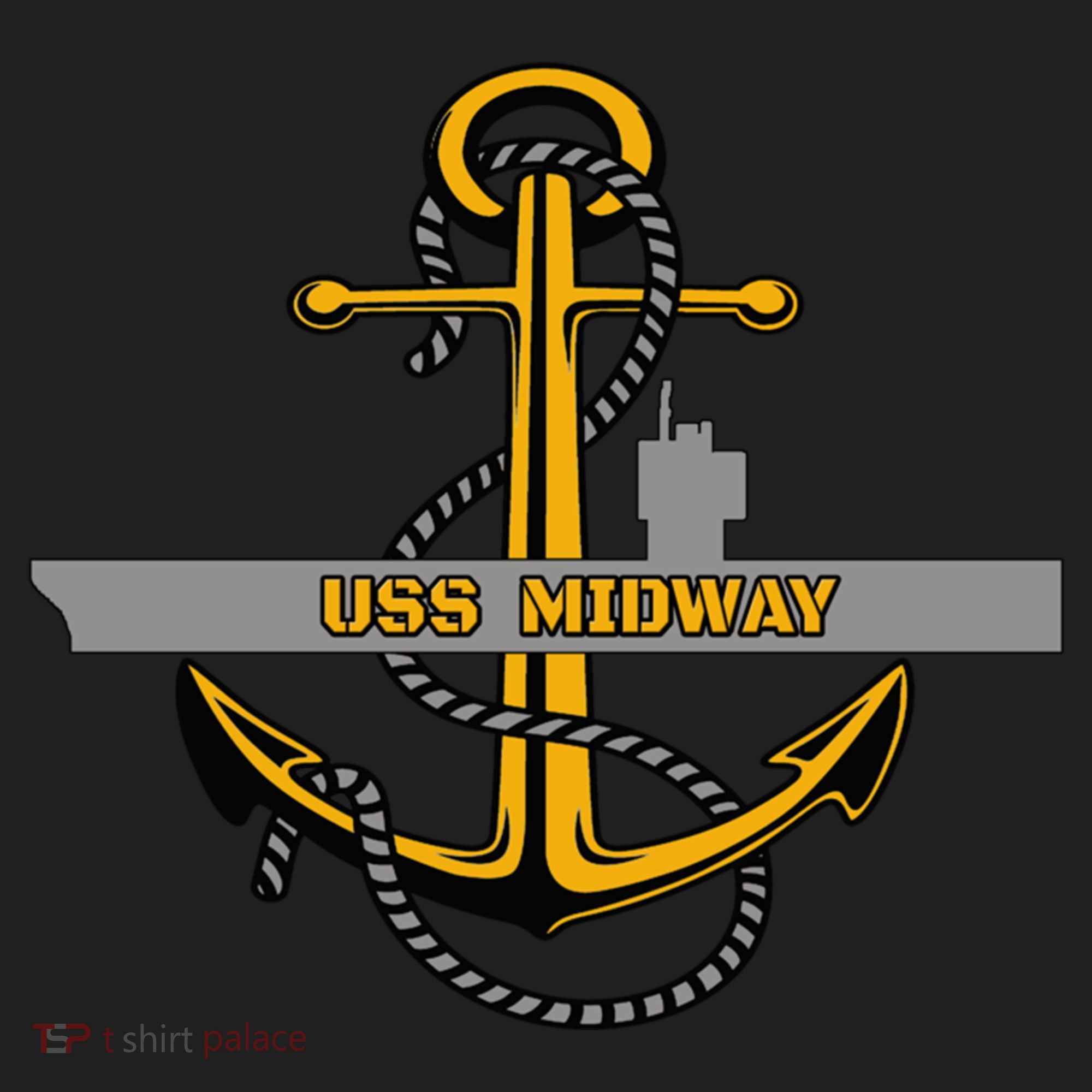 Aircraft Carrier Uss Midway Veterans Day Grandpa Dad Son Boy Gift Golf Towel
