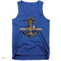Aircraft Carrier Uss Midway Veterans Day Grandpa Dad Son Boy Gift Tank Top thumb 0