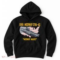 Aircraft Carrier Uss Midway Cva41 Veterans Day Hoodie thumb 0