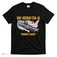 Aircraft Carrier Uss Midway Cva41 Veterans Day T-Shirt thumb 0