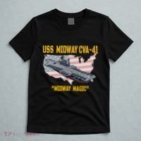 Aircraft Carrier Uss Midway Cva41 Veterans Day T-Shirt thumb 5