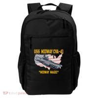 Aircraft Carrier Uss Midway Cva41 Veterans Day Backpack thumb 0
