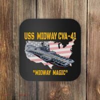 Aircraft Carrier Uss Midway Cva41 Veterans Day Coaster thumb 0
