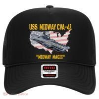Aircraft Carrier Uss Midway Cva41 Veterans Day Hat thumb 0