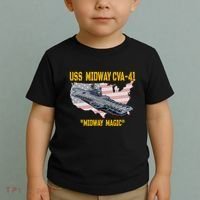 Aircraft Carrier Uss Midway Cva41 Veterans Day Toddler T-Shirt thumb 2