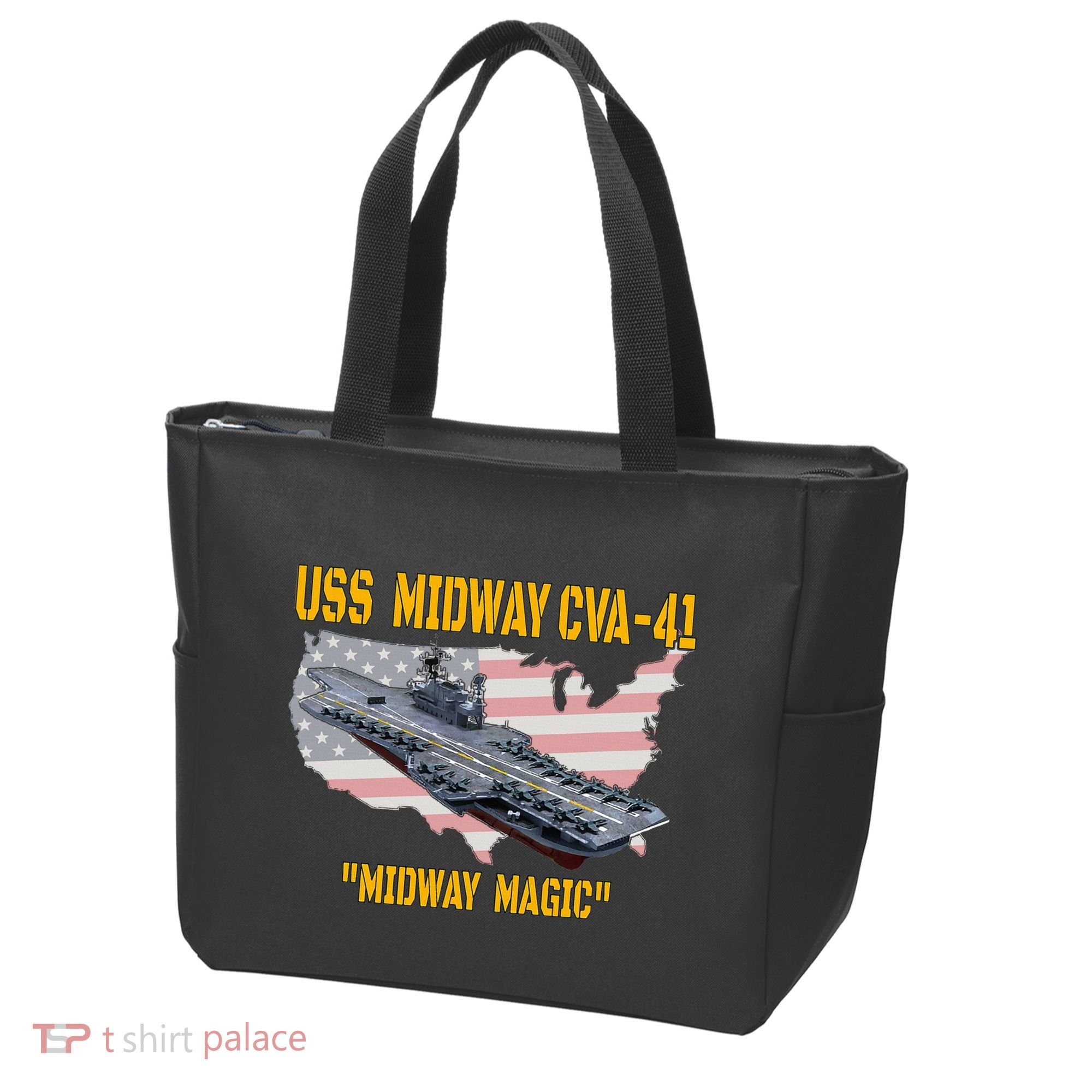 Aircraft Carrier Uss Midway Cva41 Veterans Day Tote Bag