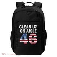 AntiBiden Clean Up On Aisle 46 Impeach Biden Backpack thumb 0