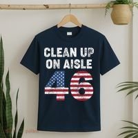 AntiBiden Clean Up On Aisle 46 Impeach Biden T-Shirt thumb 2