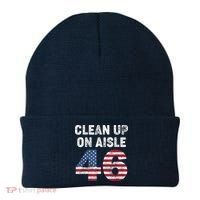 AntiBiden Clean Up On Aisle 46 Impeach Biden Beanie thumb 0