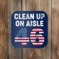 AntiBiden Clean Up On Aisle 46 Impeach Biden Coaster thumb 0
