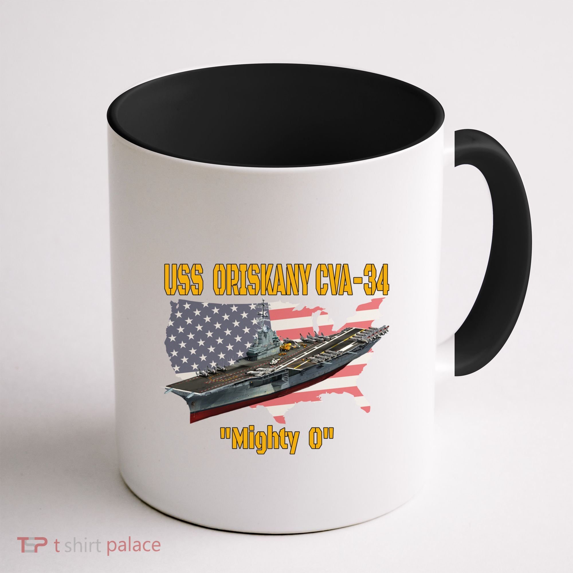 Aircraft Carrier Uss Oriskany Cva34 Veteran Day Father Day Gift Coffee Mug