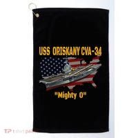 Aircraft Carrier Uss Oriskany Cva34 Veteran Day Father Day Gift Golf Towel thumb 0