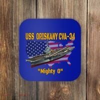 Aircraft Carrier Uss Oriskany Cva34 Veteran Day Father Day Gift Coaster thumb 0
