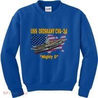 Aircraft Carrier Uss Oriskany Cva34 Veteran Day Father Day Gift Kids Sweatshirt thumb 0