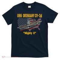 Aircraft Carrier USS Oriskany CV-34 Veteran Day Father Day Premium T-Shirt thumb 0
