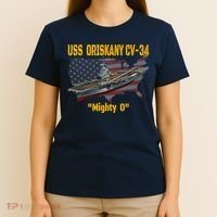 Aircraft Carrier USS Oriskany CV-34 Veteran Day Father Day Premium T-Shirt thumb 4