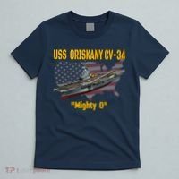 Aircraft Carrier USS Oriskany CV-34 Veteran Day Father Day Premium T-Shirt thumb 5