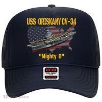Aircraft Carrier USS Oriskany CV-34 Veteran Day Father Day Premium Hat thumb 0