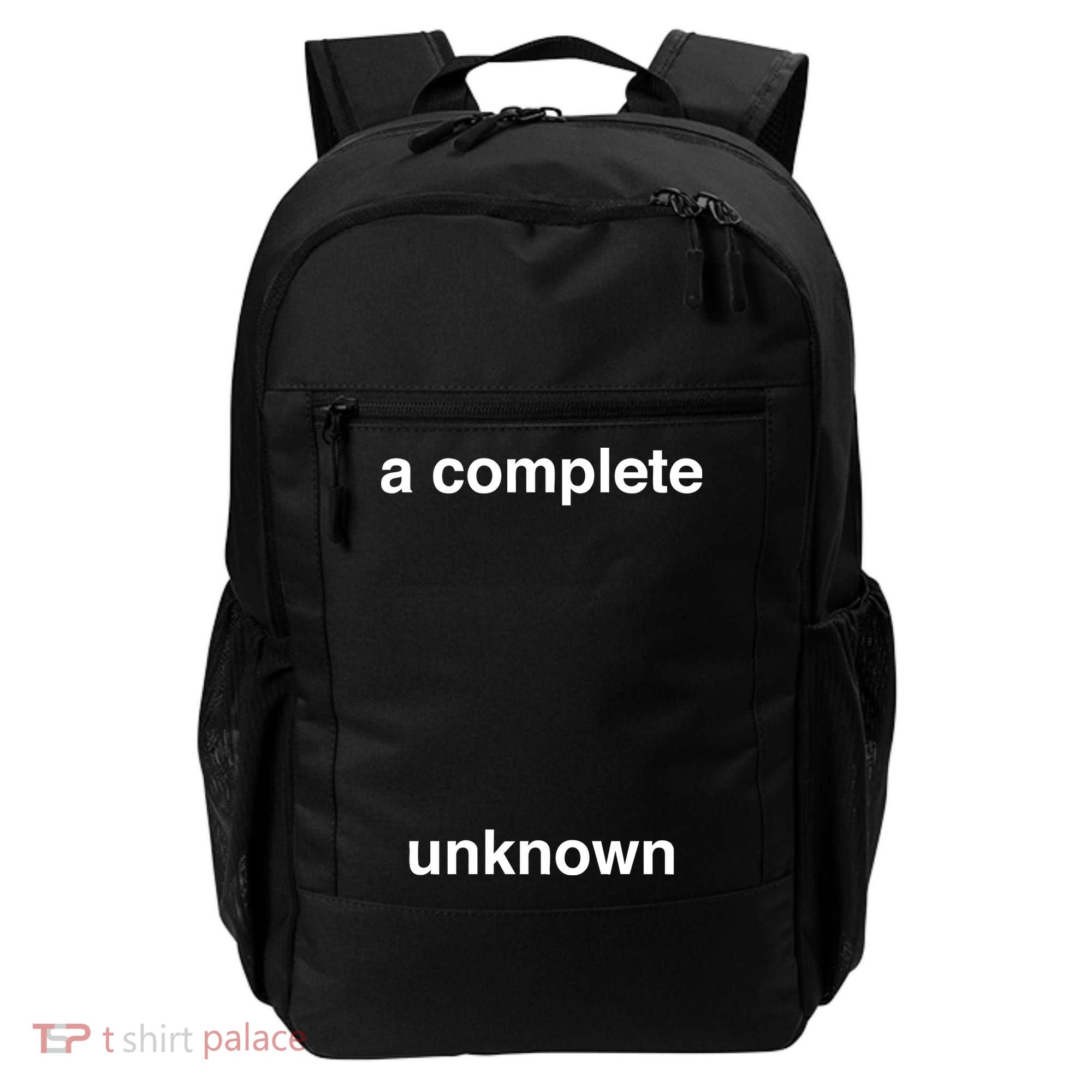A Complete Unknown..01 Backpack
