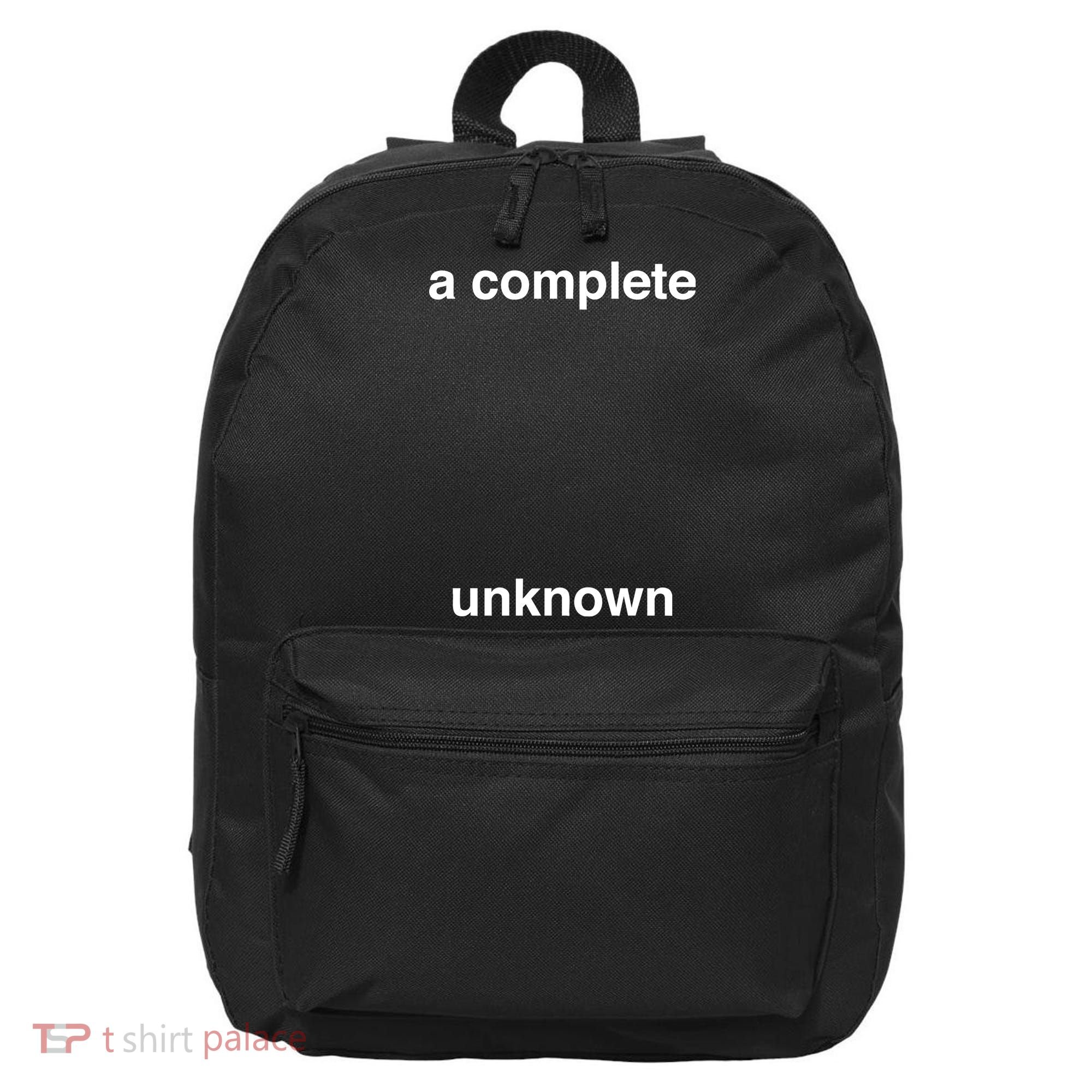 A Complete Unknown..01 16 in Basic Backpack