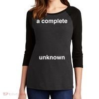 A Complete Unknown..01 Women's Tri-Blend 3/4-Sleeve Raglan Shirt thumb 2