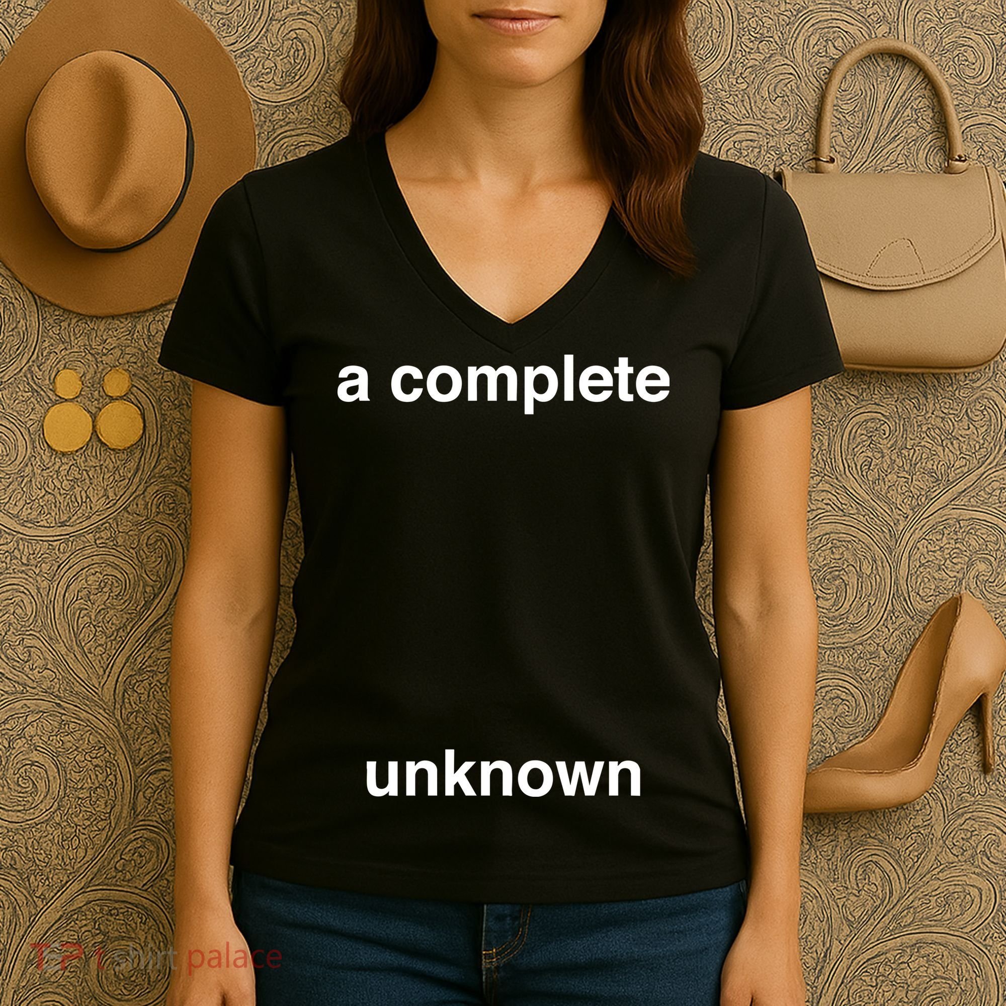 A Complete Unknown..01 Women's V-Neck T-Shirt