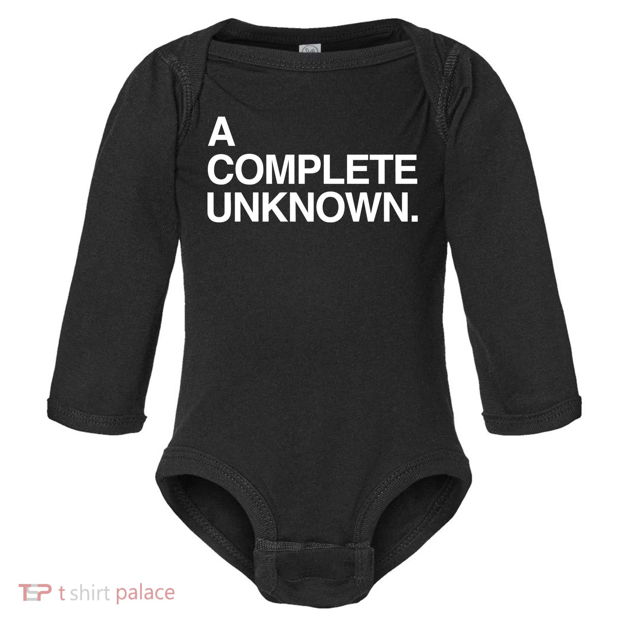 A Complete Unknown Baby Long Sleeve Bodysuit