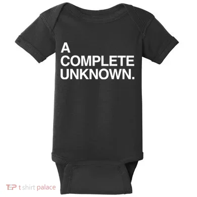 A Complete Unknown Baby Bodysuit