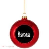 A Complete Unknown Plastic Christmas Ball Ornament thumb 0