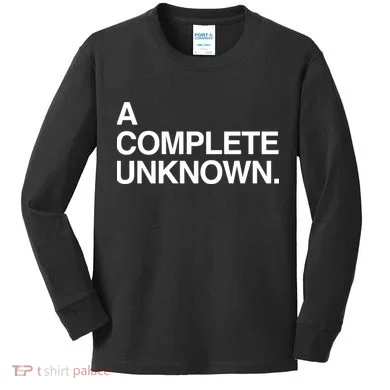 A Complete Unknown Kids Long Sleeve Shirt
