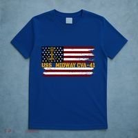 Aircraft Carrier Uss Midway Cva41 Veterans Day FatherS Day Great Gift T-Shirt thumb 5