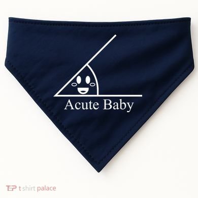 Acute Baby Funny Math USA-Made Doggie Bandana